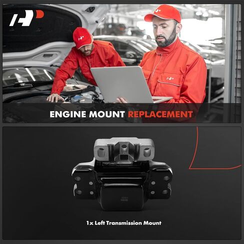 A-Premium Left Driver Side Transmission Mount Compatible with Volkswagen Jetta 2011-2018, 1.4L 2.0L in Saudi Arabia