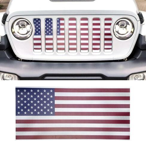 MAXDOM Front Grille Inserts Fits for Jeep (2018-2025) Wrangler JL/Gladiator JT (Black, 2018-2025 JL/JT) in Saudi Arabia