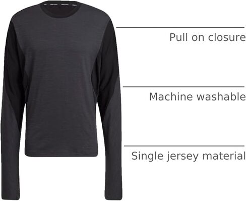 adidas Men's Well Being Long Sleeve Tee in Saudi Arabia