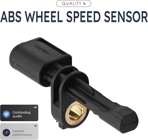 2Pcs Rear Left and Right Abs Wheel Speed Sensor Compatible with Audi Vw A3 E-Golf Golf Sportwagen GTI Wht003864 Als3068 W/O Adaptive Cruise Control; W/O Automated Parking Assist; 15 16 17 in Saudi Arabia