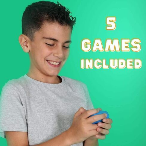 لعبة TapTap Smart Fidget - 5 ألعاب تفاعلية، مضيئة، هادئة، لعبة سفر للأعمار من 5 سنوات فما فوق، محمولة باليد، أداة Fidget، حشوة تخزين (أزرق ملتهب) in Kuwait