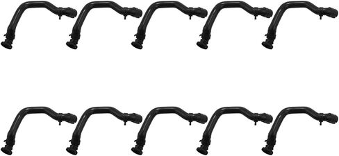10X V763382203 مدخل هواء توربو أنبوب مدخل خرطوم الأنابيب متوافق مع بيجو 308CC RCZ DS 308SW 3008 5008 متوافق مع أنابيب ترقية Citroen C4 in Saudi Arabia