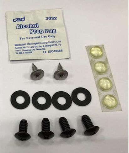 مجموعة أدوات تركيب درع الحشرات TrailFX RH5016XH قطع غيار OE لدروع غطاء محرك السيارة TrailFX ودعامات فولاذية ومسامير من الفولاذ المقاوم للصدأ وتوقف مطاطي in Saudi Arabia