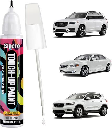 Onyx Black (717) for Volvo Touch Up Paint Pen - Exact OEM Color Match Scratch Repair Kit - Compatible with All Models XC90, XC60, S90, XC40 in Saudi Arabia