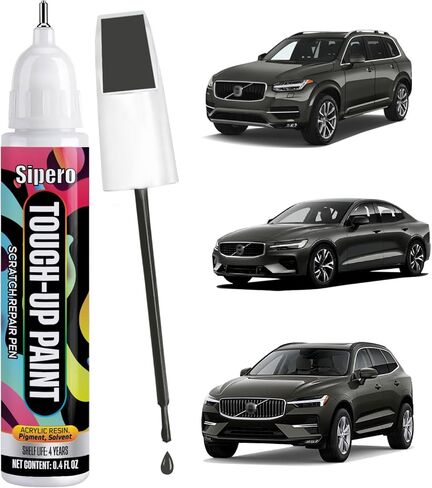 Onyx Black (717) for Volvo Touch Up Paint Pen - Exact OEM Color Match Scratch Repair Kit - Compatible with All Models XC90, XC60, S90, XC40 in Saudi Arabia