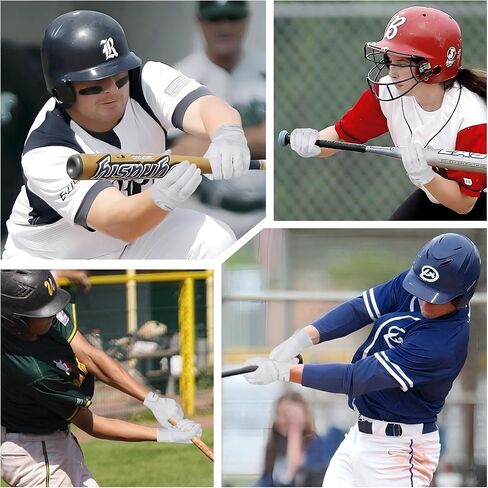 HLDD HANDLANDY قفازات الضرب للرجال - قفازات البيسبول للبالغين قفازات البيسبول + قفازات الضرب اللينة in Kuwait