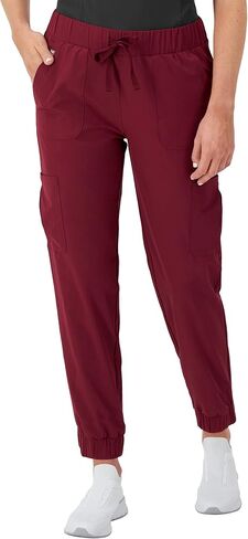 سراويل الركض النسائية من Hanes Scrubs Cargo Joggers، سراويل الركض للعناية الصحية للنساء، ماصة للرطوبة in Saudi Arabia