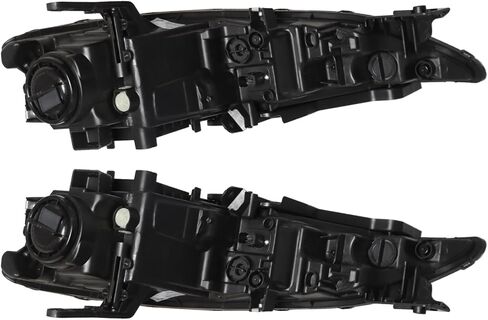 Pair Halogen DRL Headlight Assembly Compatible with 2015-2017 200 Front Driver Passenger Side Projector Headlamp Chrome Trim CH2502292 CH2503292 Left and Right in Saudi Arabia