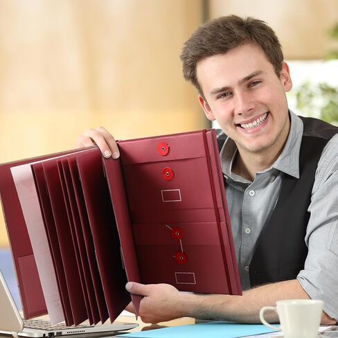 Funrous Important Document Organizer 2026 Life Book Document Binder in Case I Go Missing File Organizer with Labels Expanding File Folder for Family Papers Birth Certificates Christmas New Year Gifts in Saudi Arabia