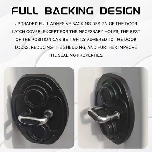 4PCS Car Door Strike Protector, Latches Guard for Doors Protection and Decoration, Silicone Doors Latch Covers, Universal Door Lock Latch Protector, Car Interior Accessories for Vehicles in Kuwait