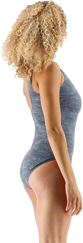 TYR Women's Standard Durafast Elite Scoop Neck Controlfit Swimsuit, Grey Sandblasted, 10 in Saudi Arabia