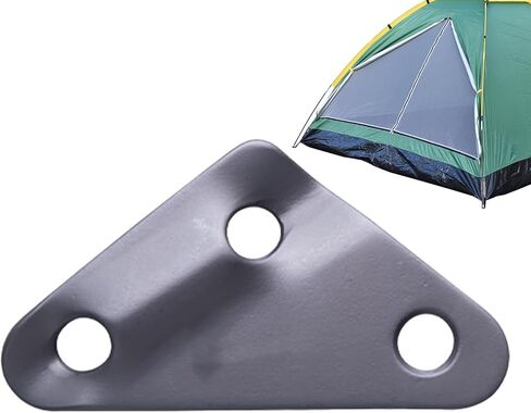 Aluminum Rope Tensioner | Paracord 3 Holes Hiking Accessories Camping Tent Outdoor Wind Rope Buckles in Saudi Arabia