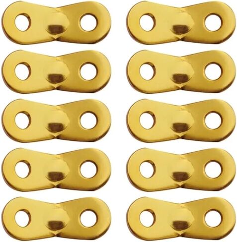Paracord tensioner 8pcs Wind Rope Buckle Nails Awning Non-Slip Cord Tent Buckles Peanut Stopper Lock Tensioners(Golden) in Saudi Arabia