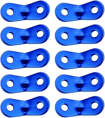 Paracord tensioner 8pcs Wind Rope Buckle Nails Awning Non-Slip Cord Tent Buckles Peanut Stopper Lock Tensioners(Golden) in Saudi Arabia