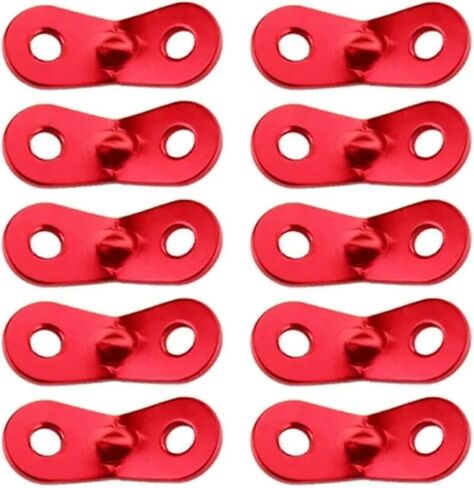 Paracord tensioner 8pcs Wind Rope Buckle Nails Awning Non-Slip Cord Tent Buckles Peanut Stopper Lock Tensioners(Golden) in Saudi Arabia