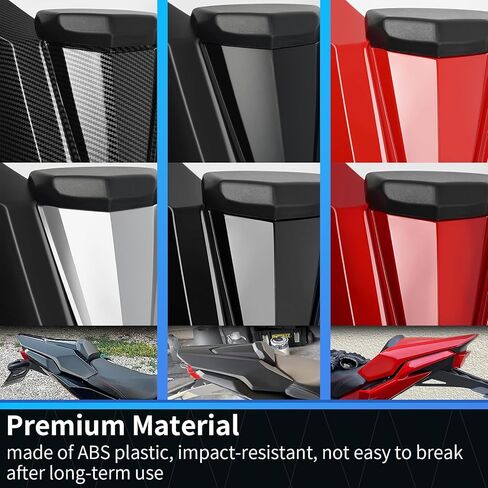 Motorcycle Rear Seat Cowl Compatible with Honda CB650R CBR650R 2019-2023 | Passenger Pillion Tail Cover | Plastic Fairing Rear Seat Pillion Cowl Replacement (Matte Black) in Saudi Arabia