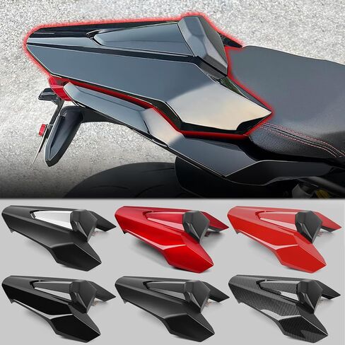 Motorcycle Rear Seat Cowl Compatible with Honda CB650R CBR650R 2019-2023 | Passenger Pillion Tail Cover | Plastic Fairing Rear Seat Pillion Cowl Replacement (Matte Black) in Saudi Arabia