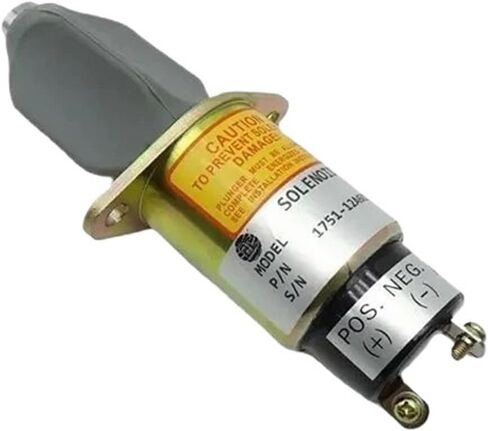 1pc 1751-12A6U1B1S5 Diesel Engine Spare Parts SA-4259 Fuel Cutoff Stop Solenoid Valve 1751-24A6U1B1S5 3A(12V) in Kuwait