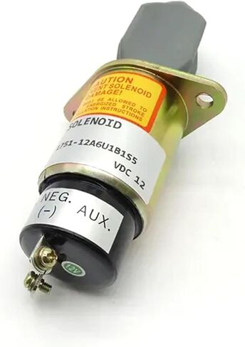 1pc 1751-12A6U1B1S5 Diesel Engine Spare Parts SA-4259 Fuel Cutoff Stop Solenoid Valve 1751-24A6U1B1S5 3A(12V) in Kuwait