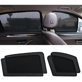 Car Side Window Sunshades for Volvo XC90 2014-2024, Front Rear Sun Shade Breathable Block UV Rays Privacy Screen Reduce Glare Protection Curtain,C/4 Side-Window, normal in Saudi Arabia