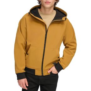 Levi's Men's Hooded Water Resistant Softshell Bomber Jacket in Kuwait