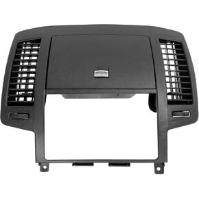 Dashboard Radio Panel Compatible with 2005-2006 Nissan Altima Replacement for 68270ZB002 Center Dash Cover Trim Bezel Instrument Lid Storage Cubby Air Vents ABS Plastic Textured Black in Kuwait