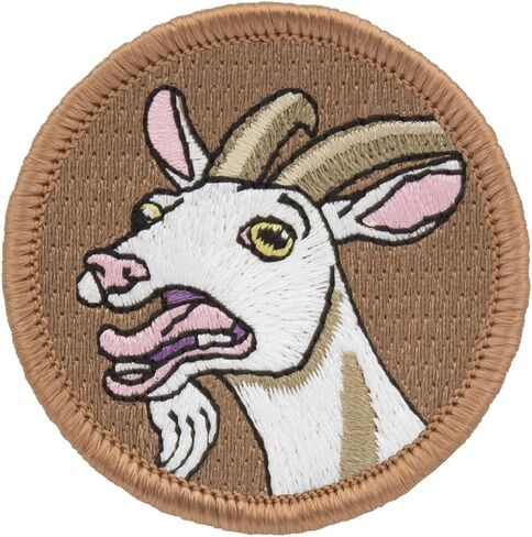 رقعة Screaming Goat Patrol - رقعة مطرزة دائرية بقطر 2 بوصة (قابلة للكي) in Saudi Arabia