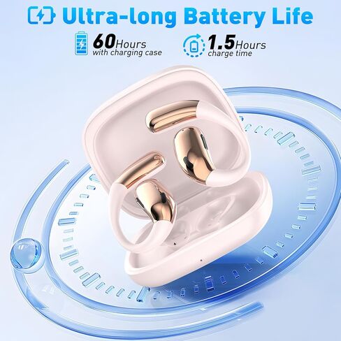 AI Translation Earbuds Real Time,140+Language Translator Earbuds,Easy to Operate,Wireless Bluetooth Translation Earbuds,Long Battery Life,Compatible with iOS&Android(Pink) in Kuwait