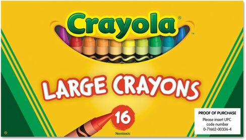 كرايولا قلم تلوين كبير الحجم 16 قطعة الفنون والحرف اليدوية الفنون والحرف Bin336 Crayola Llc in Kuwait