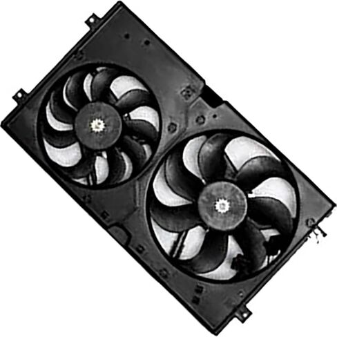 استبدال مجموعة مروحة المبرد والمكثف المزدوج 1C0 959 455، 1C0 121 207 C، 1C0 959 455 C لفولكس واجن 1998 1999 2000 2001 2002 2003 2004 2005 2006 2007 1 قطعة in Saudi Arabia