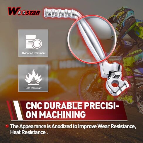 استبدال دواسة رافعة البداية WOOSTAR 15 مم لـ 50cc 70cc 90cc 110cc 125cc 150cc Pit Bike Dirt Bike أسود in Saudi Arabia