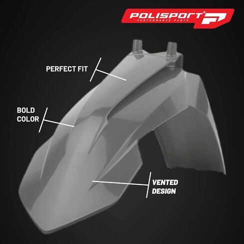 Polisport Motocross (MX) طقم بلاستيكي طبق الأصل لـ KTM SX65 (2016-2023) - جودة OEM، متينة ومرنة باللون الرمادي Nardo in Kuwait