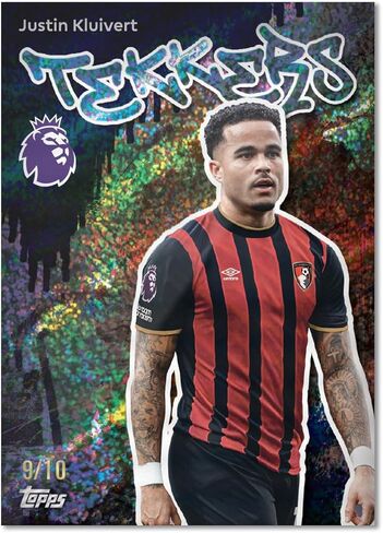 Topps Premier League 2026 - الإصدار الأول - Mega Tin (Big Game Baller). تحتوي على 40 بطاقة بالإضافة إلى 3 بطاقات Baller LE الكبيرة. in Saudi Arabia