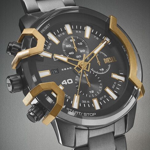 Diesel Men's Griffed Stainless Steel Chronograph Quartz Watch in Saudi Arabia