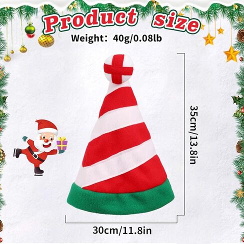 Christmas Santa Hats for Adults, 2 PCS Green Velvet Santa Hat, Soft Xmas Holiday Hats Family Cosplay Accessories in Saudi Arabia