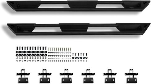 Side Steps for Jeep Wrangler JL | Heavy Duty Steel Running Boards with Textured Black Finish | Easy Direct Fit Installation, All Hardware Included in Saudi Arabia