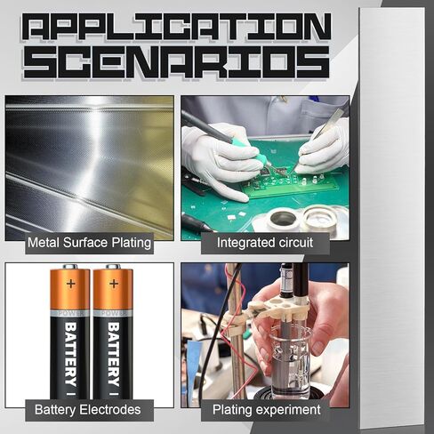 2 Pcs Pure Nickel Sheet 0.08 x 1 x 6 Inches Nickel Anode for Nickel Plating 99.6% Purity Purity Nickel Plate Nickel Strip Sheets for DIY Nickel Electroplating Kit in Kuwait