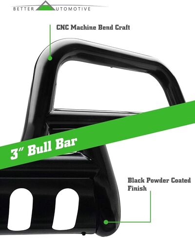 2.5" Black Bull BAR Compatible with 2003-2009 Toyota 4RUNNER Brush Grille Guard Front Bumper in Saudi Arabia