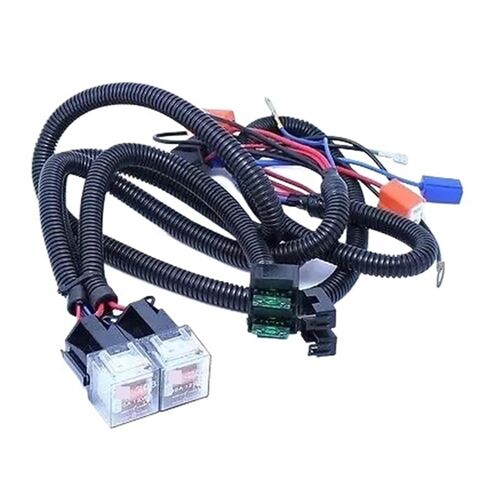 1 Set - H1+H7 Car Increase Brightness Relay Extreme Headlight Booster in Saudi Arabia