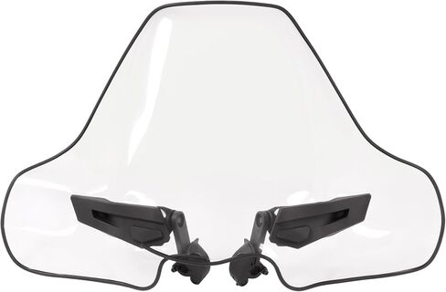الزجاج الأمامي المتوسط ​​من ECOTRIC متوافق مع 2015-2023 Polaris Sportsman Touring XP 1000 450 570 850 SP EPS Premium استبدال لـ 2880539-409 Lock & Ride Mid View الزجاج الأمامي البلاستيكي الشفاف in Saudi Arabia