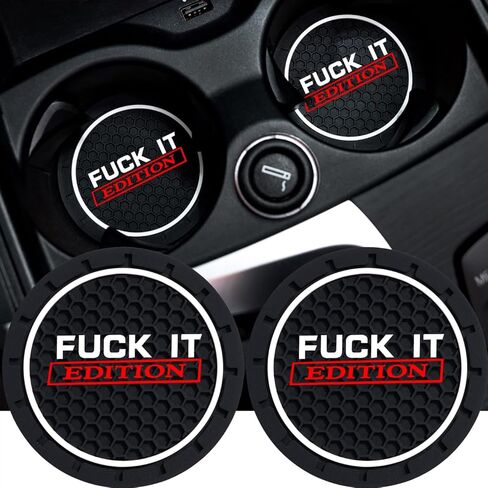 2Pcs 2.75 Inch Mountain Cup Holder Insert Coaster Diameter Oval Tough Vehicle Travel Auto Mountain Car Accessories in Kuwait