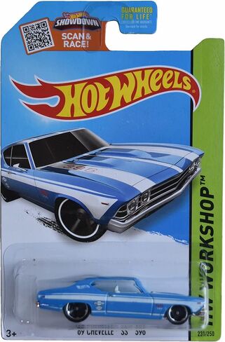 Hot Wheels '69 Chevelle SS 396, Workshop 231/250 [Blue] in Saudi Arabia