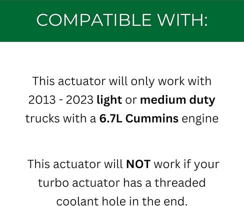 OEM HE300VG Turbo Actuator Compatible with 6.7L Cummins Turbo Actuator Compatible with Dodge Ram 2500 3500 4500 5500 (2013, 2014, 2015, 2016, 2017, 2018, 2019, 2020, 2021, 2022, 2023) in Saudi Arabia