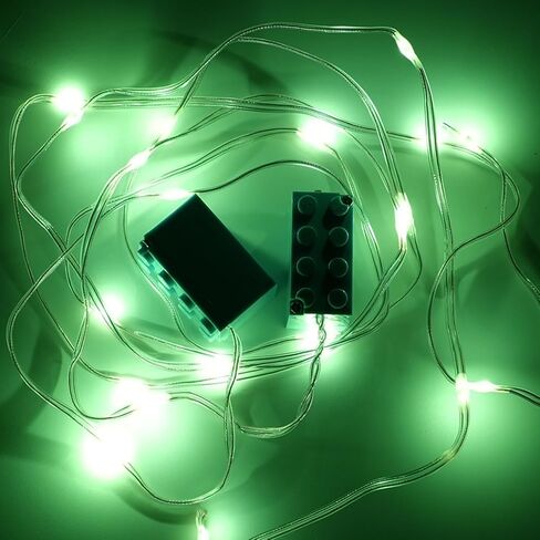 مجموعة مصابيح LED لبنات البناء النقاط، ملحقات الطوب المضيئة المتوافقة مع العلامات التجارية الكبرى in Kuwait