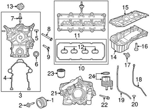 Mopar 68194850AA GASKET ENGINE OIL PAN in Saudi Arabia