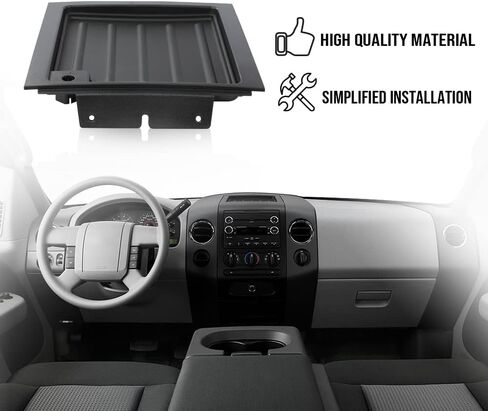 ANDPLAY داش لوحة الحافة المركزية العلوية مع مدخل Aux متوافق مع Ford F150 2004 2005 2006 2007 2008 أسود 4L34-15044A92، 4L3Z-15042A82-AAA، 4L3Z-15045G34-AAB in Saudi Arabia