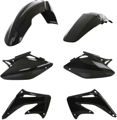 Acerbis Replica Plastic Kit Black for Honda CRF450R 2004 in Saudi Arabia