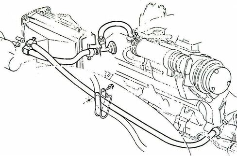 أنبوب مضمن متوافق مع 1968-74 خرطوم سخان بونتياك GTO/خط التيار المتردد الداخلي بمشبك التيار المتردد للسيارات فقط مع مسمار، قطعتان in Saudi Arabia