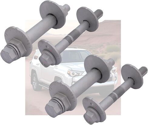 Front Alignment Camber Adjustment Cam Bolts Kit Compatible with Toyota 4Runner FJ Cruiser Tacoma Control Arm Cam Bolts Kit Replace for 48409-60040 48452-60020 48190-60040 48198-60020 in Saudi Arabia