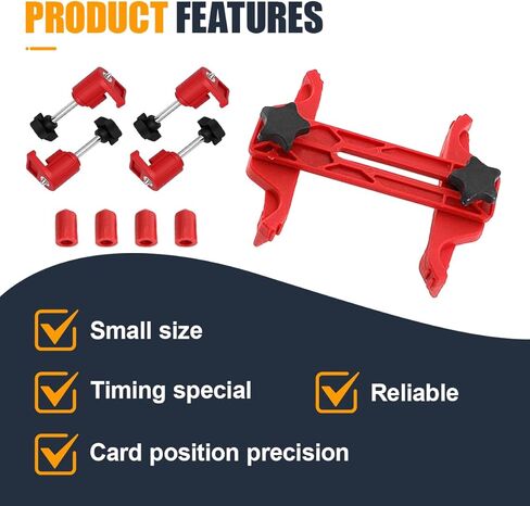 9 PCS Car Camshaft Engine Timing Tool Kit - Dual Camshaft Clamp Car Engine Timing Sprocket Gear Locking Tool - Universal Twin Cam Bearing Tool for Gasoline or Diesel Generators in Saudi Arabia